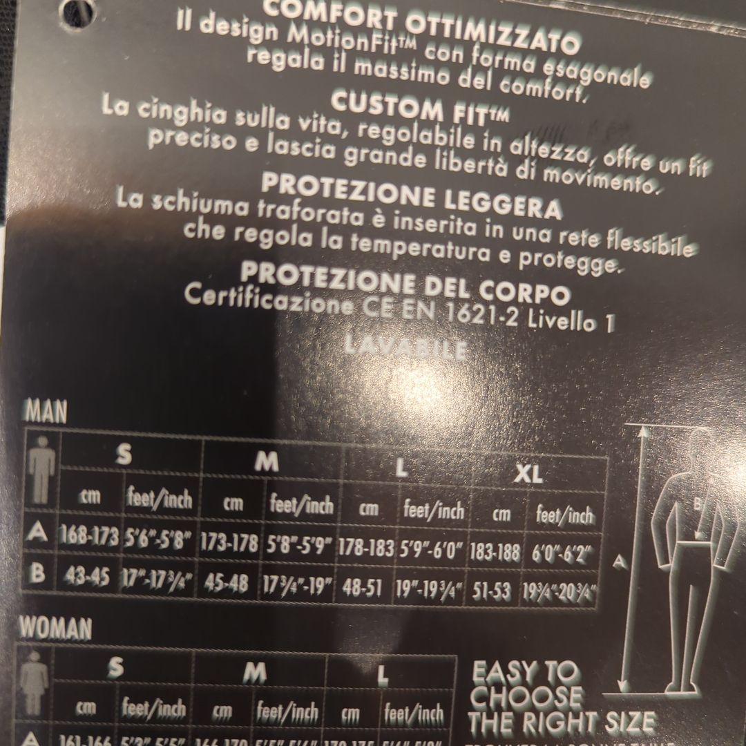 SAROMON サロモン ベストタイプ バックプロテクター　MEN XL