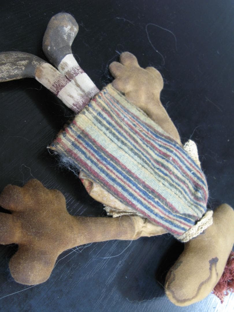 カントリードール　アンティーク素材 28cm