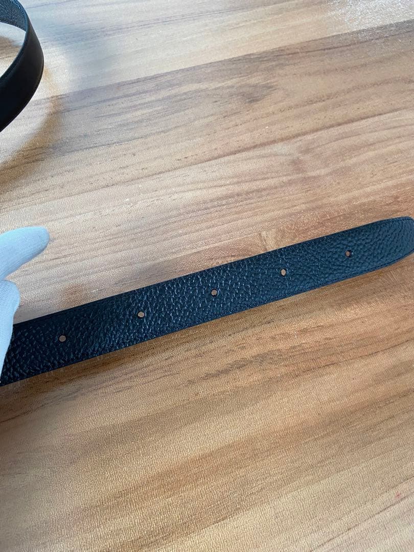 未使用品　ダンヒル ロゴ ベルト　ブラック