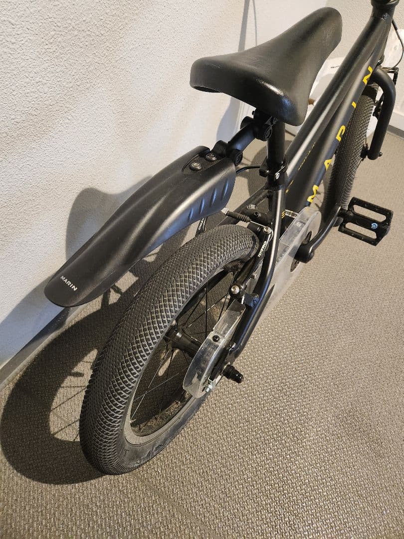 お引取り限定！マリンドンキージュニア16インチ補助輪&泥よけ&購入時付属品付