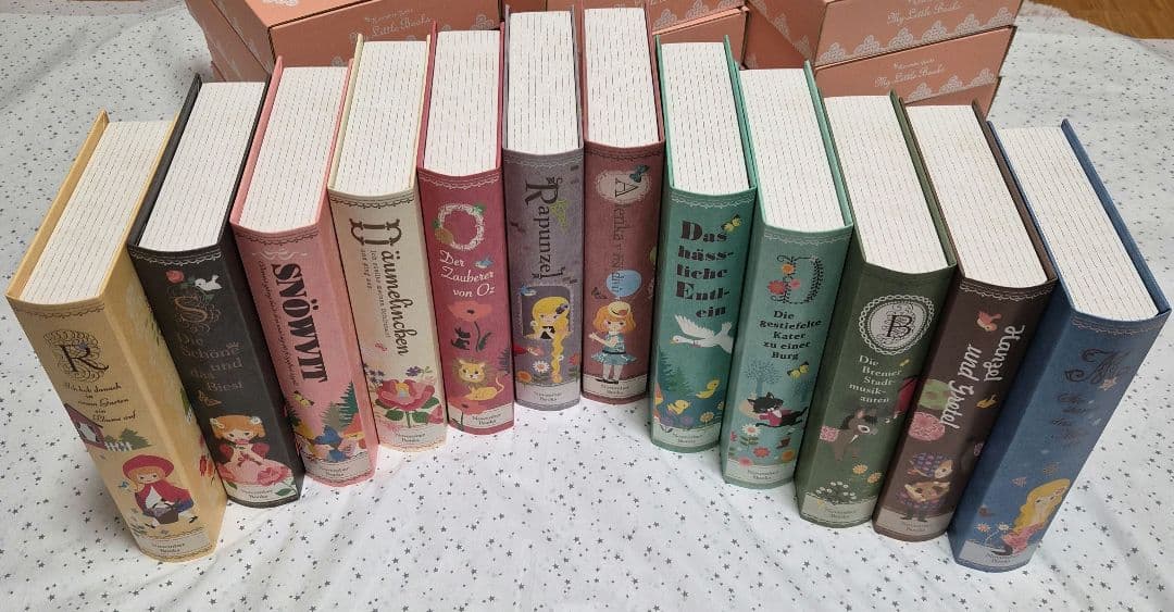 MonthlyClub本のような収納箱My Little Books12個セット