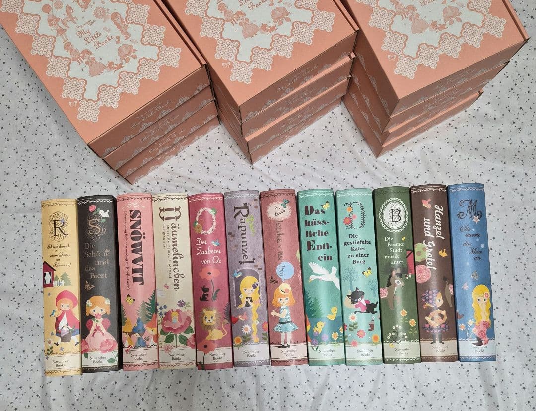 MonthlyClub本のような収納箱My Little Books12個セット