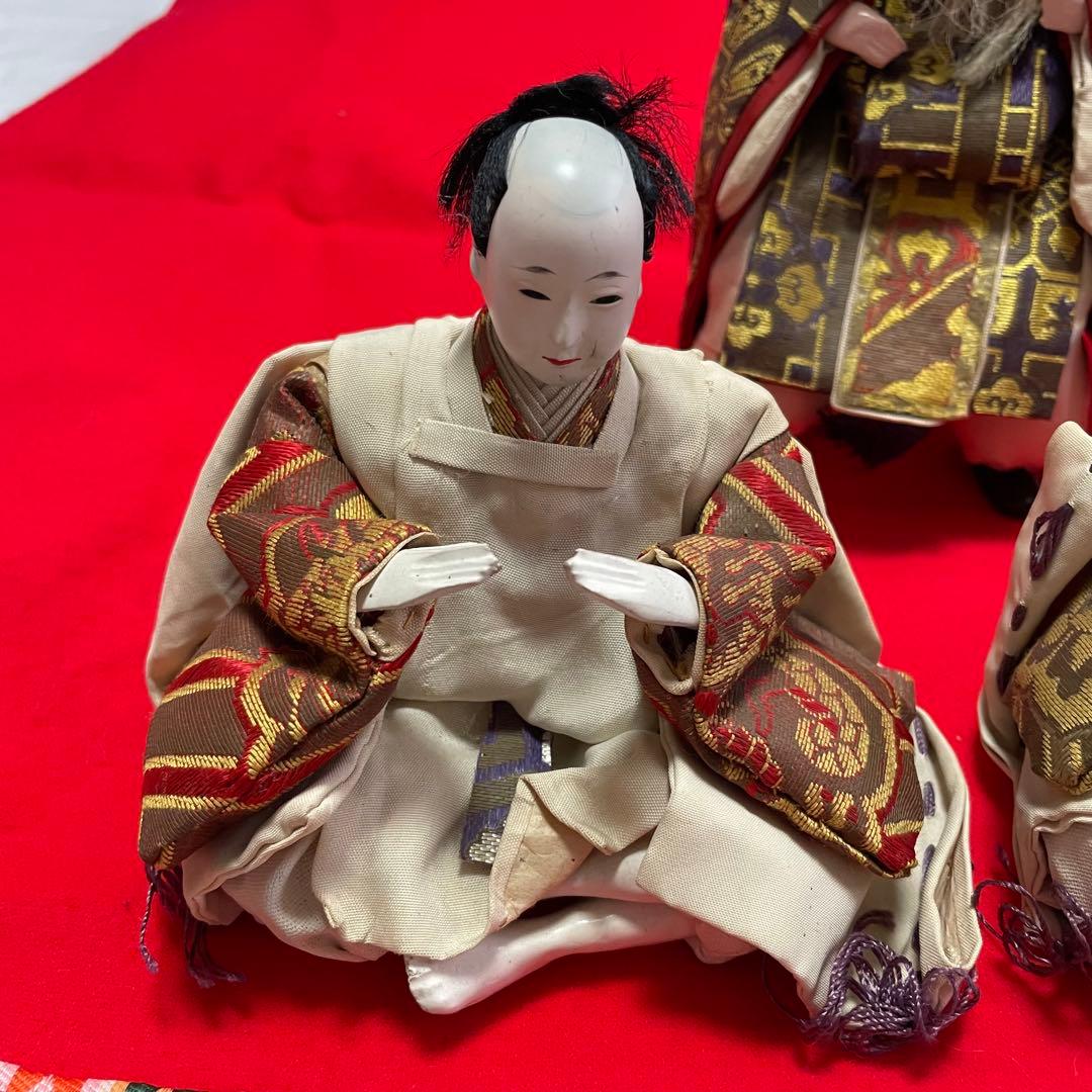 伝統的な人形 5体セット アンティーク レトロ 人形 伝統工芸品 ドール 骨董品