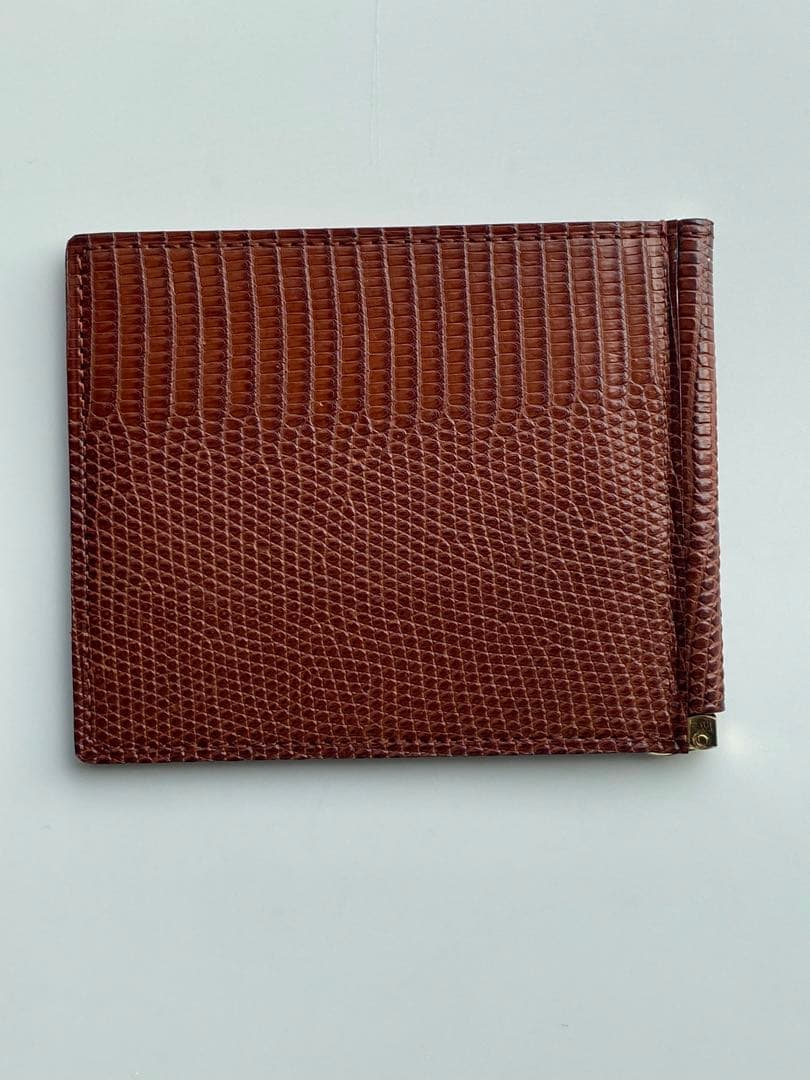 GANZO LIZARD6 マネークリップ ブラウン