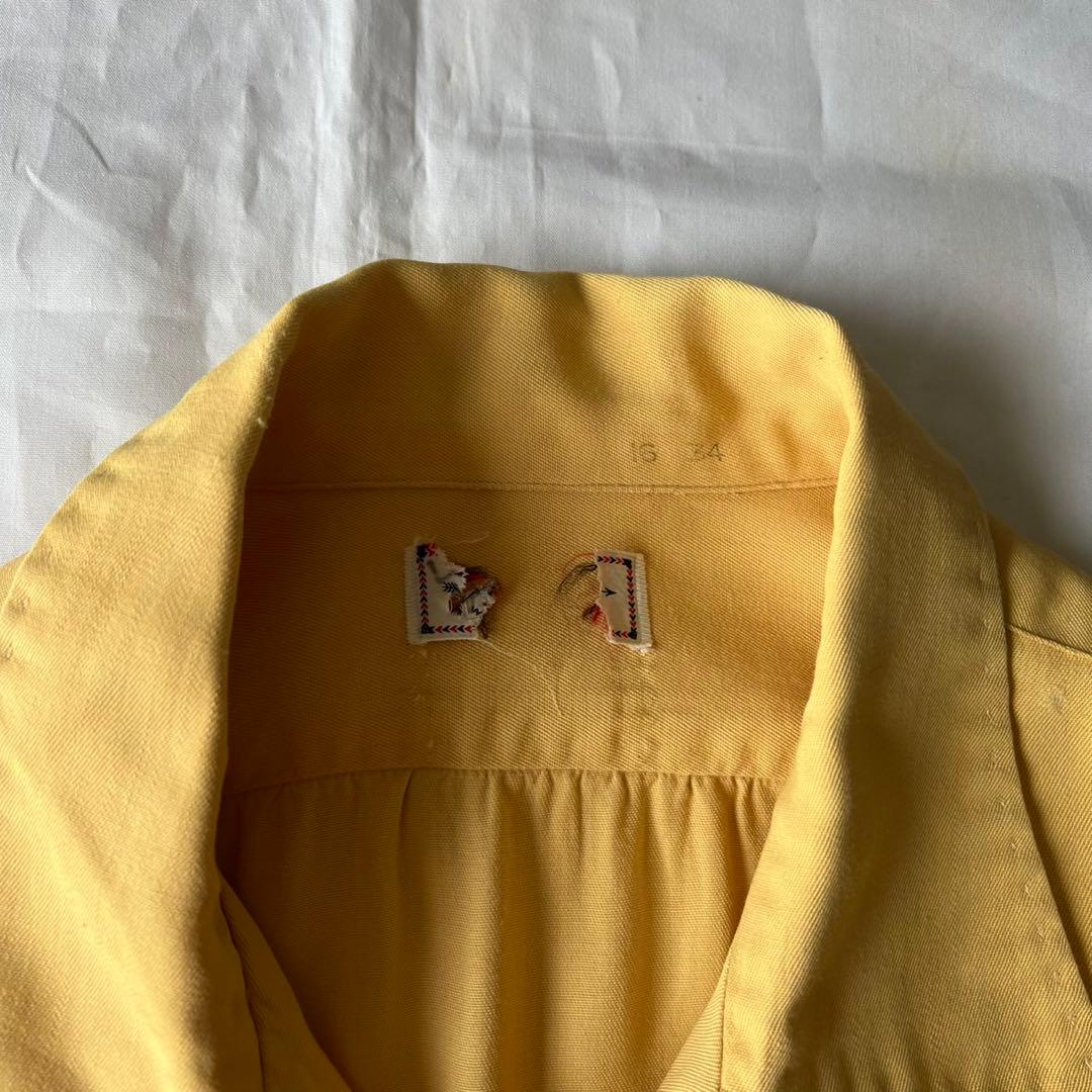 50’s ARROW アロー　レーヨンシャツ　古着