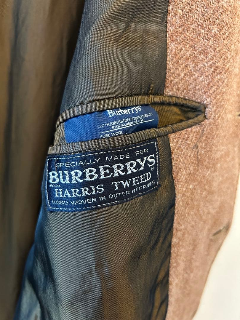 超希少 一枚袖 Burberry's ハリスツイード 英国製 極美品