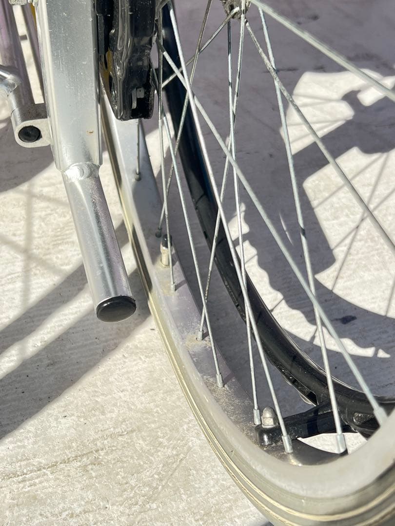 ミキ手動車椅子 チェック柄 自走用車椅子 バックポケット付き