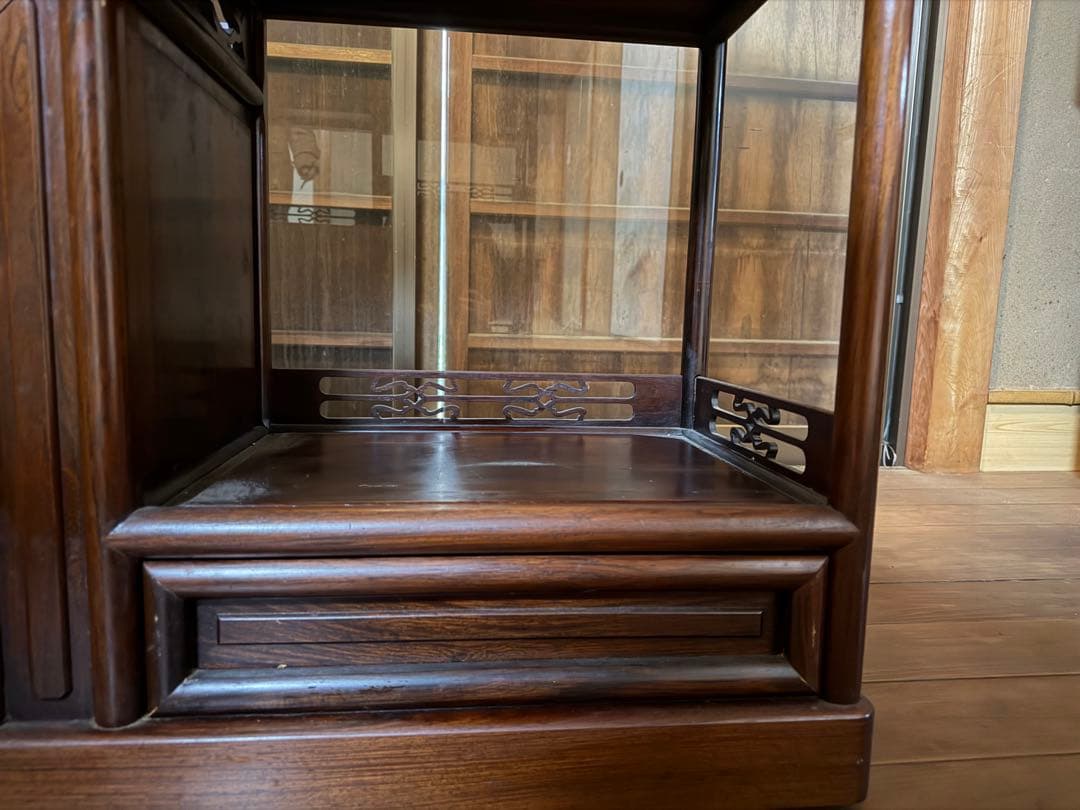 紫檀の茶箪笥茶道具タンス