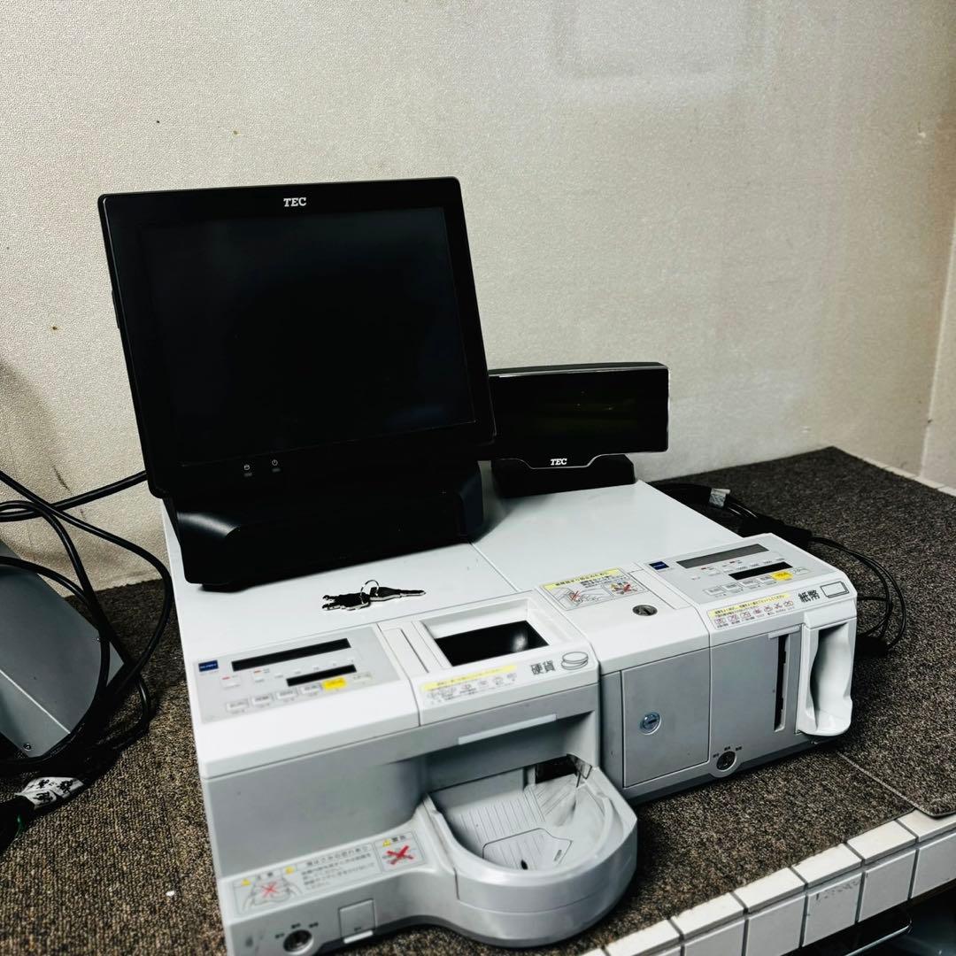 D57希少！グローリー 自動釣銭機 レジ機 レジスター