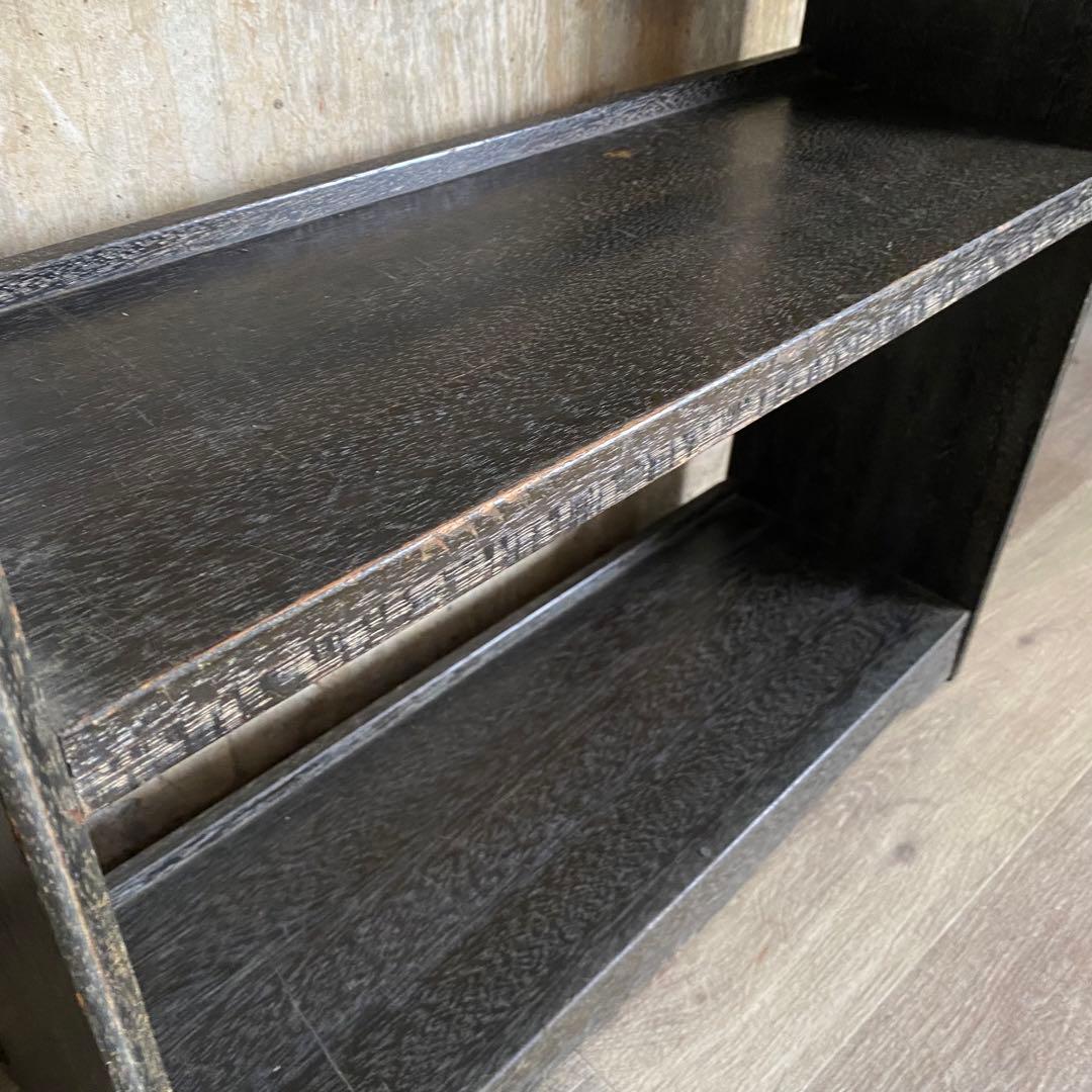 ヴィンテージレトロ　書棚　本棚　シェルフ　古家具　古道具　マイナスネジ