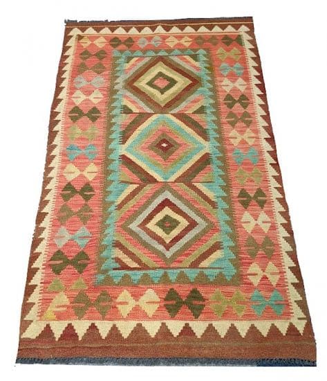 ペルシャキリム［セミオールド・手織り草木染］