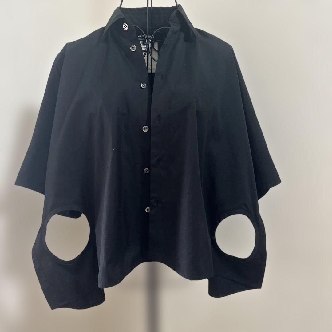 JUNYA WATANABE JA-BO27 デザインシャツ XS 黒　極美品