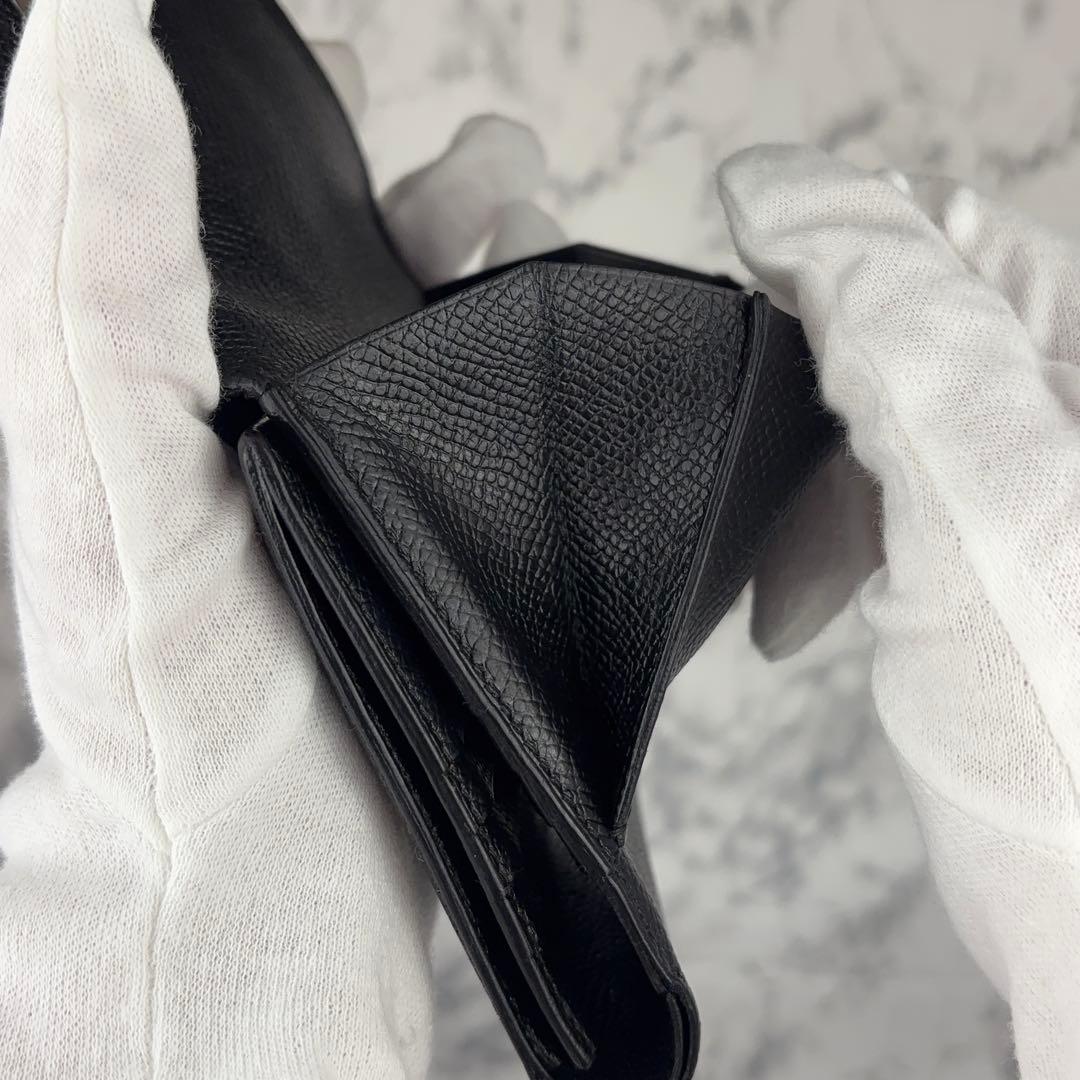 122 HERMES ベアン　レクトベルソ　三つ折り財布
