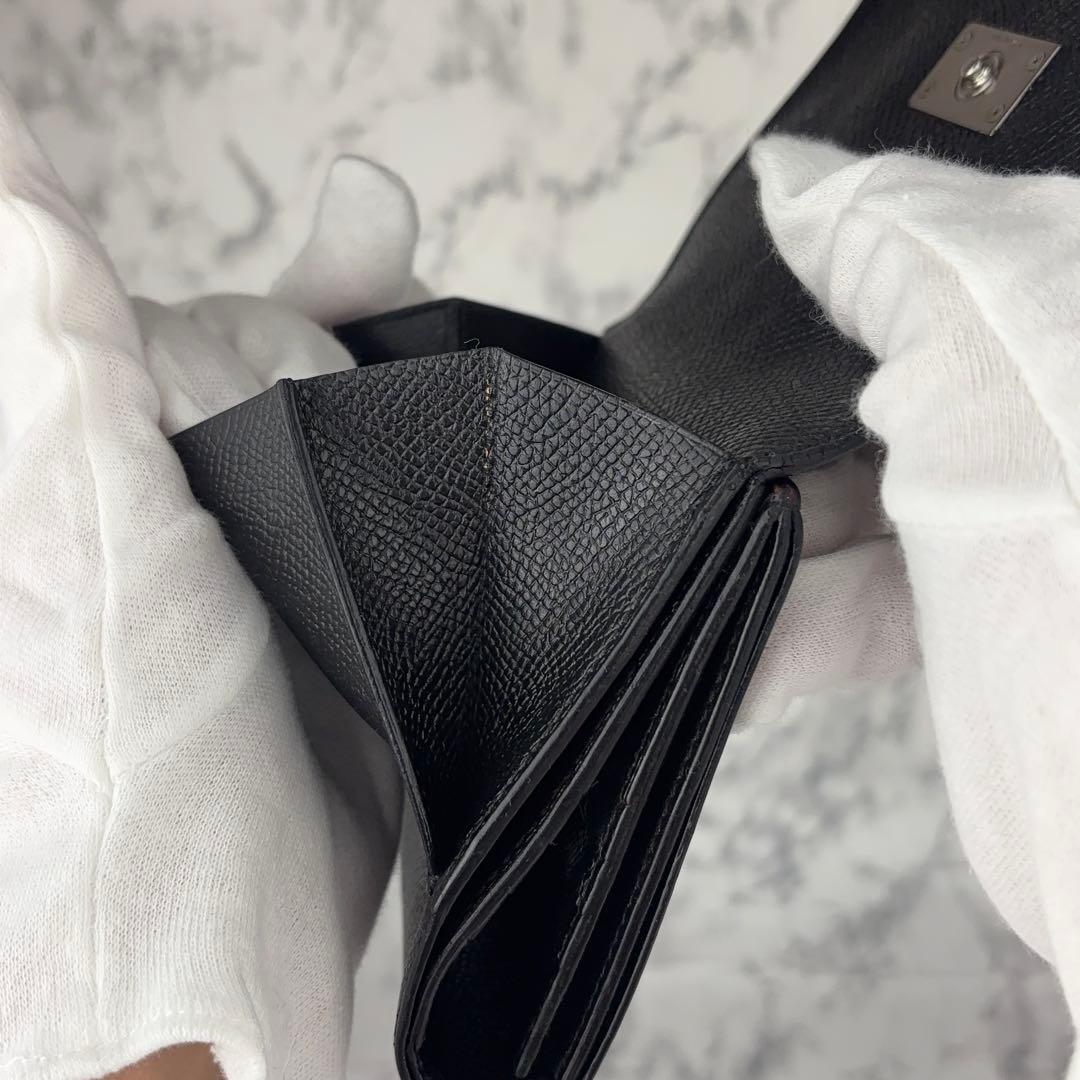 122 HERMES ベアン　レクトベルソ　三つ折り財布
