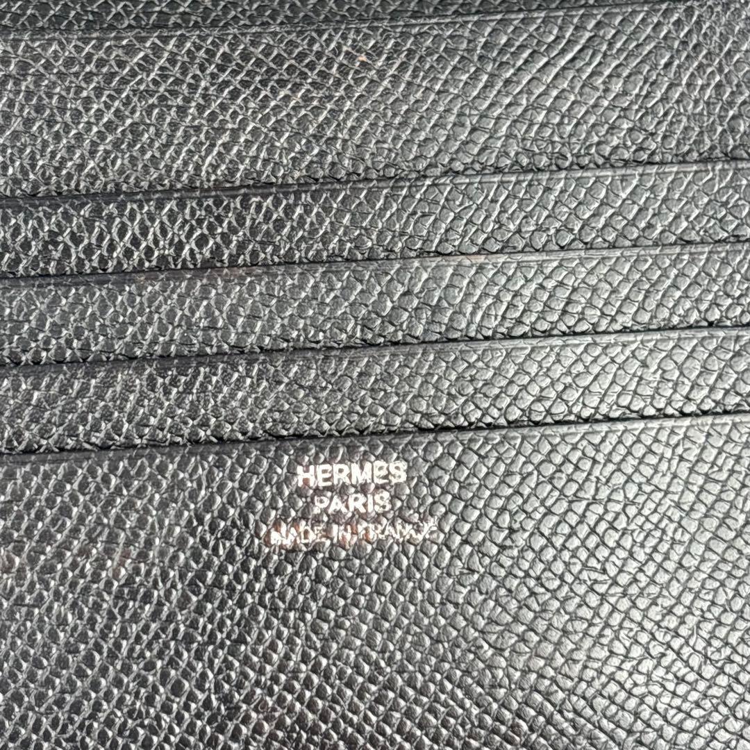 122 HERMES ベアン　レクトベルソ　三つ折り財布
