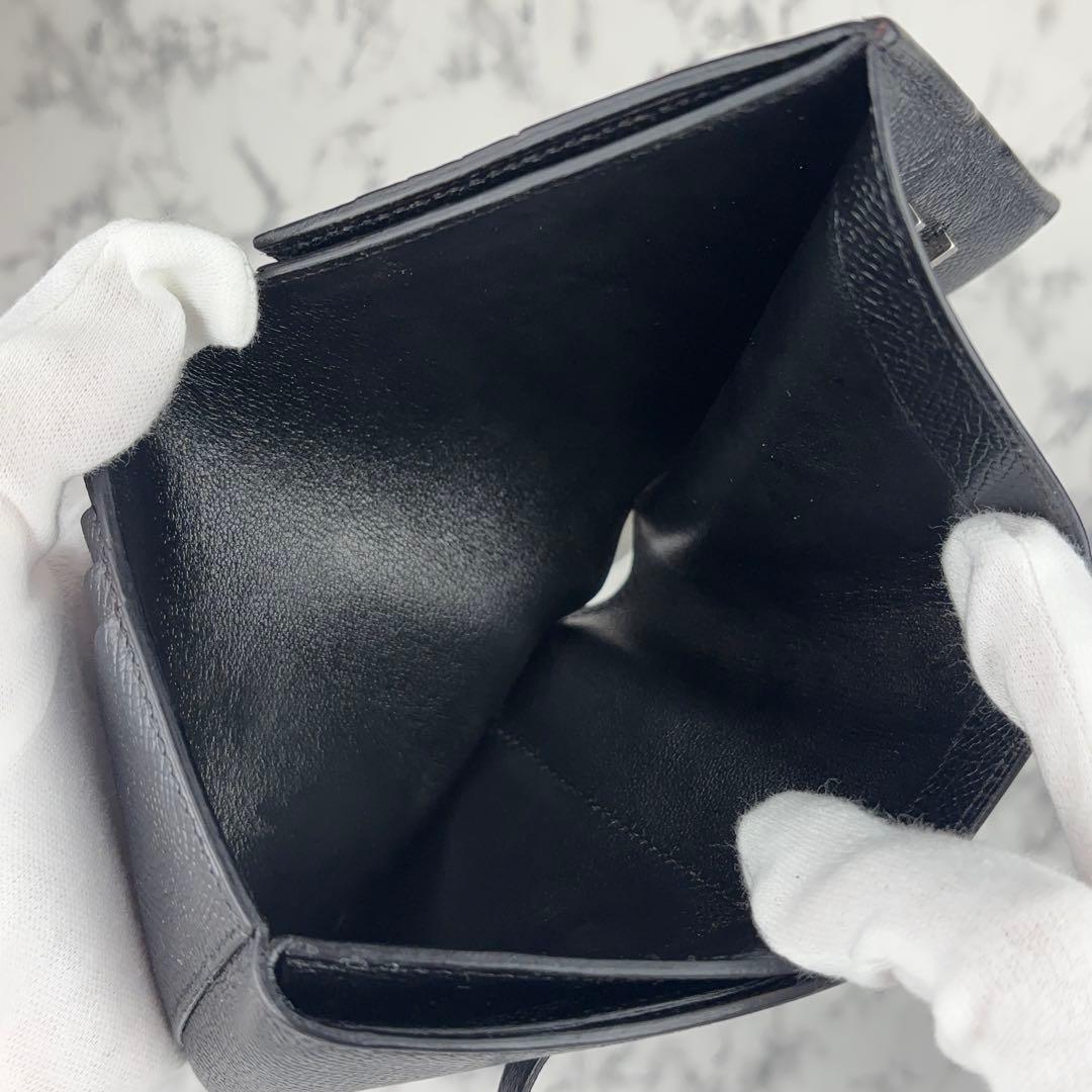 122 HERMES ベアン　レクトベルソ　三つ折り財布
