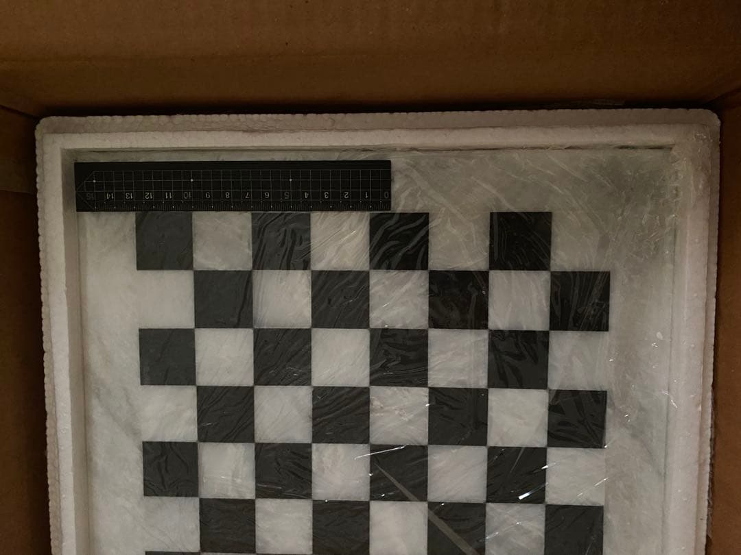 大理石 チェスセット 未使用品
