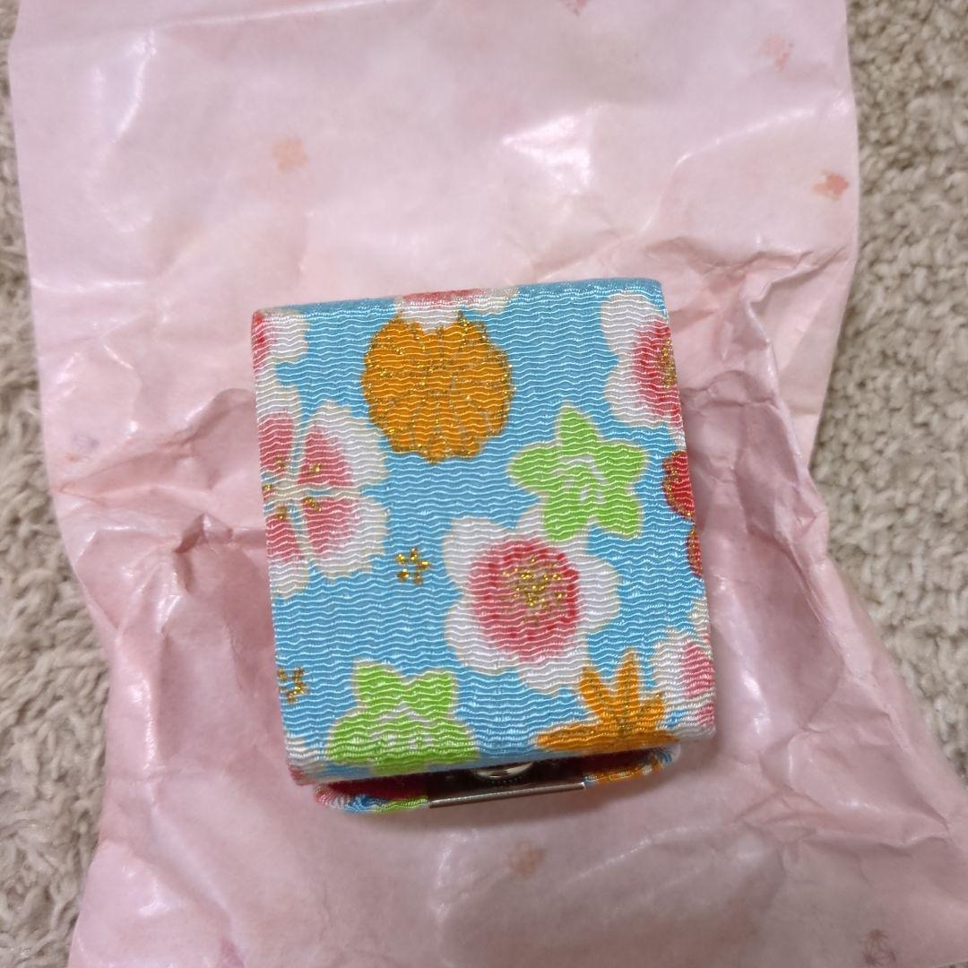 花柄 布製 アクセサリーケース