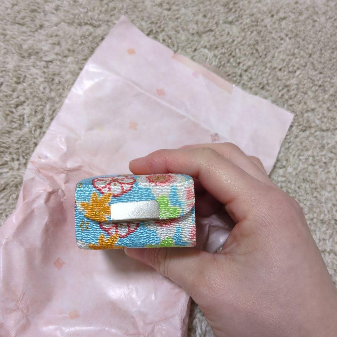 花柄 布製 アクセサリーケース