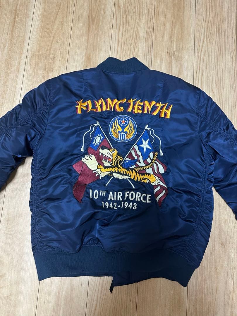 Schott MA-1 フライトジャケット ネイビー xl 限定　ショット　韓国