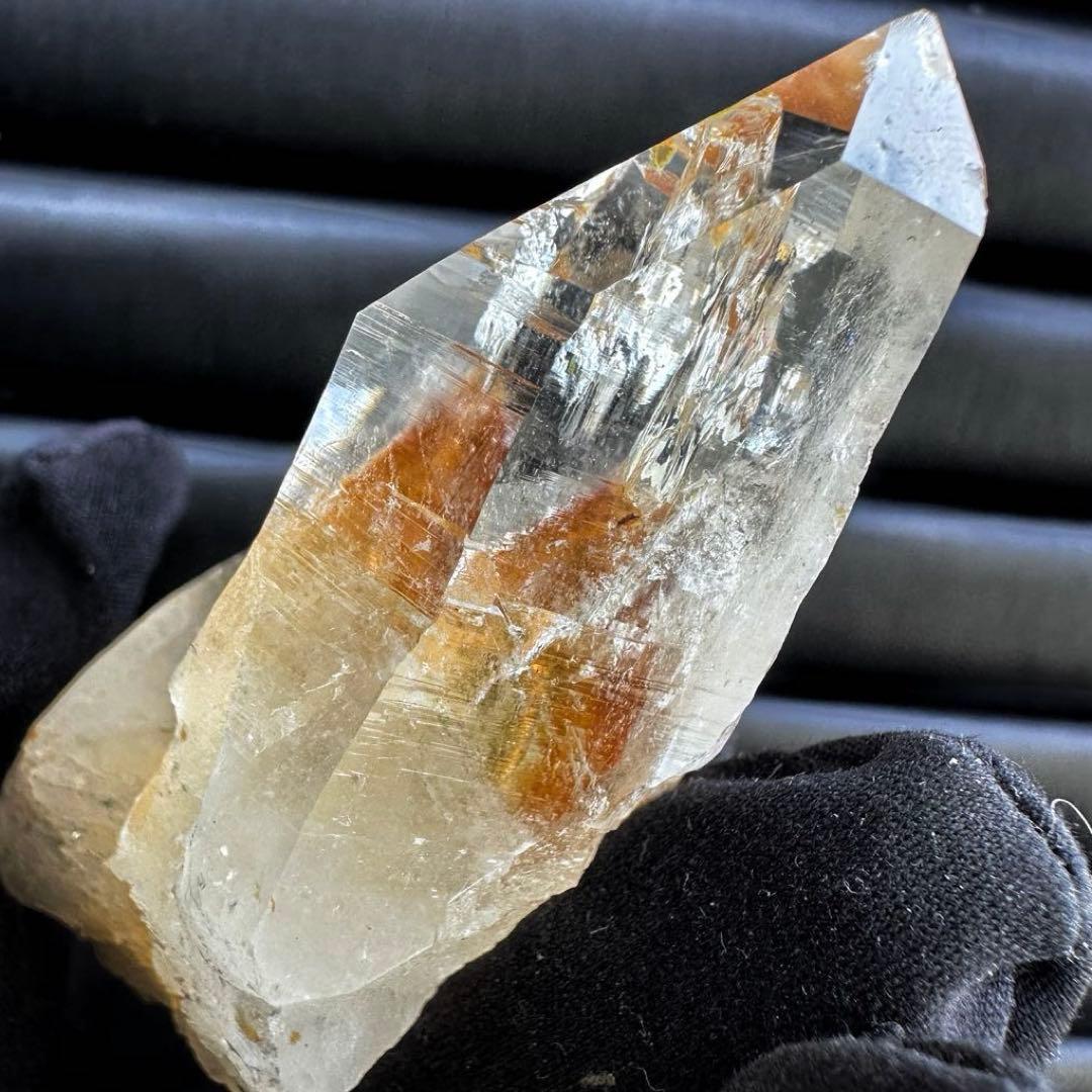 高透明度❗️レインボー☆コロンビアレムリアンシード クリスタル ポイントA1548