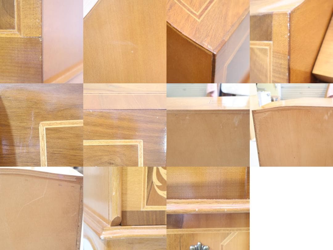 TAROCCO VACCARI 象嵌加工 ライティングビューロー アンティーク