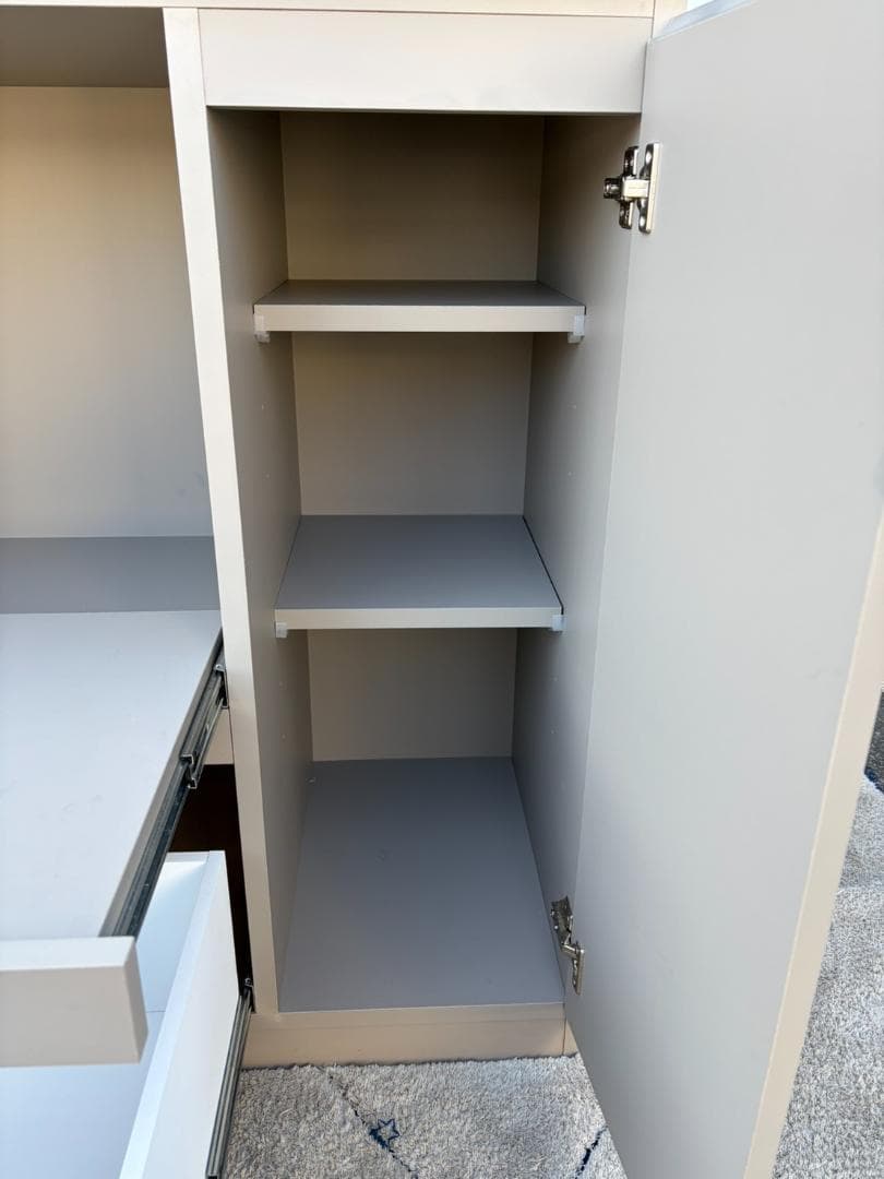 【福岡市限定】レンジボード 食器棚 89×44.5×184cm