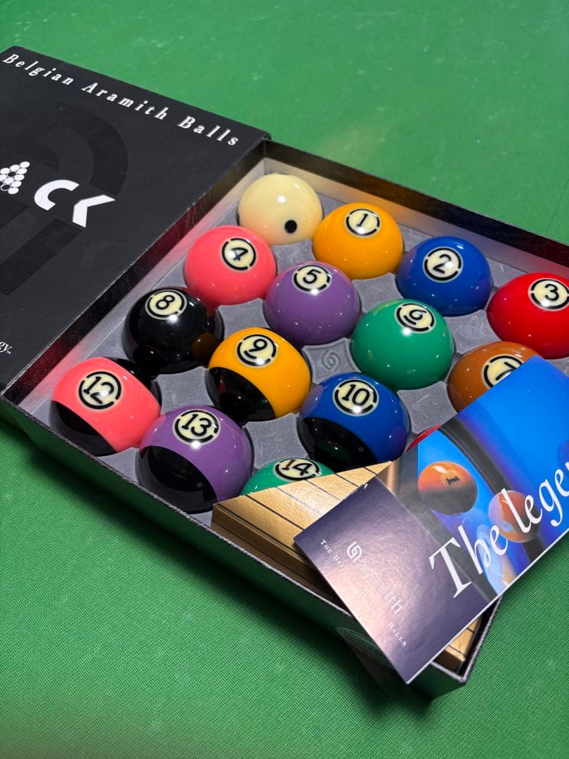 Aramith Black ビリヤードボール　アラミスブラック