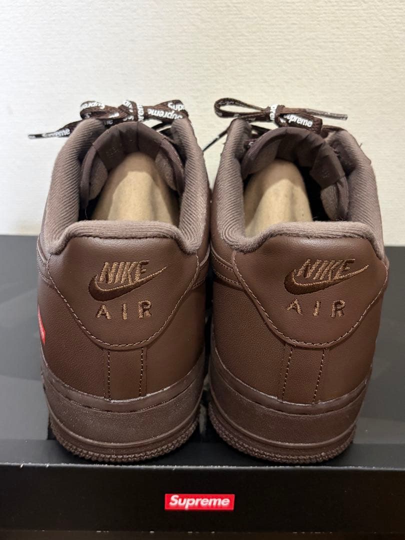 靴 NIKE1 LOW SP Supreme BAROQUEBROWN 26cm