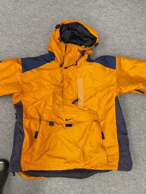 Nike ビンテージ アノラックジャケット オレンジ/ネイビー