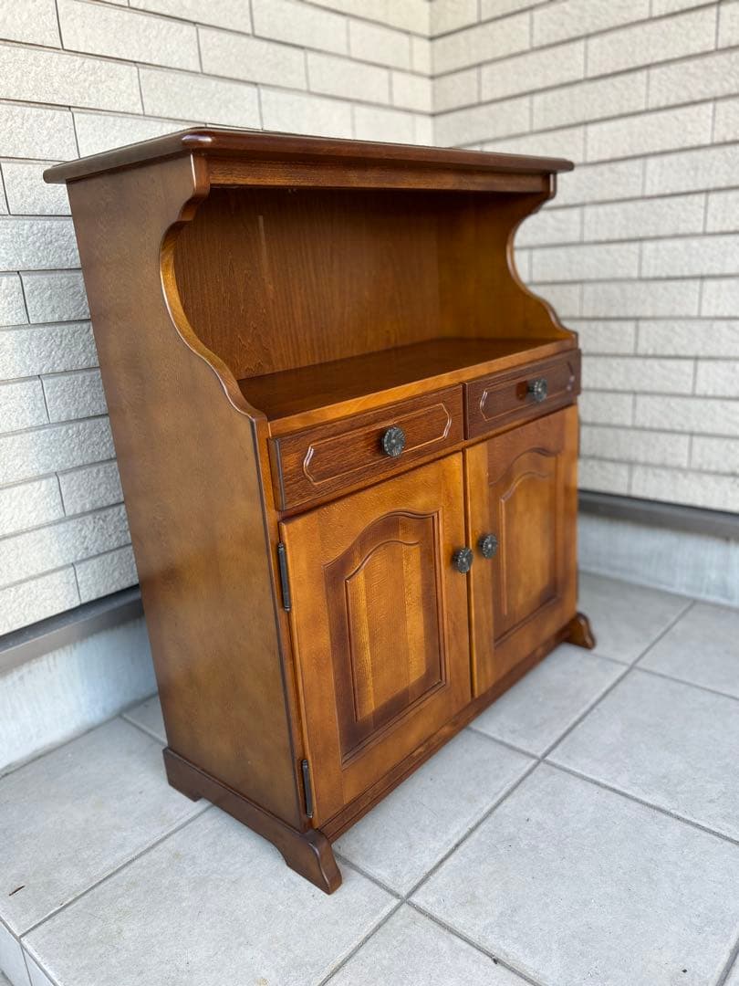 karimoku カリモク　コロニアル　電話台　レトロ　アンティーク