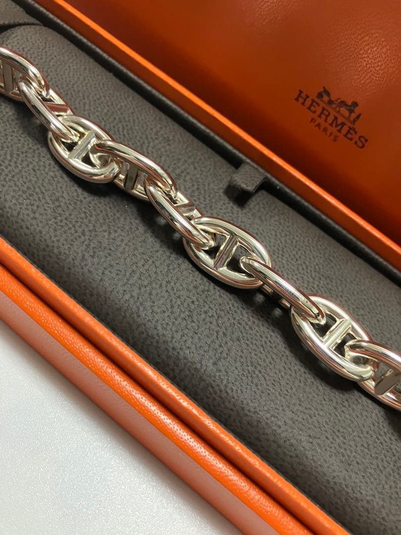 HERMES シェーヌダンクルブレスレットGM 14コマ