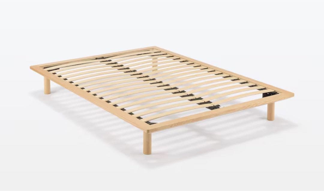 M / 無印ベッドフレーム＋マットセット 【送料込み】