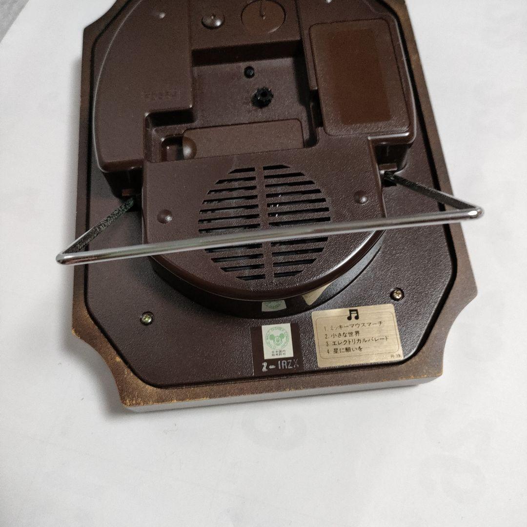 ディズニー ミッキーマウス置き時計メロディ～4曲