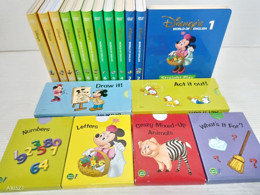 専用出品 DWE ディズニー英語システム　ストレートプレイDVD マジックペン付
