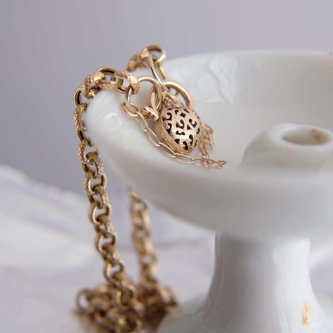 イギリス・バーミンガム1988年ヴィンテージ9Kゴールド ブレスレット專用