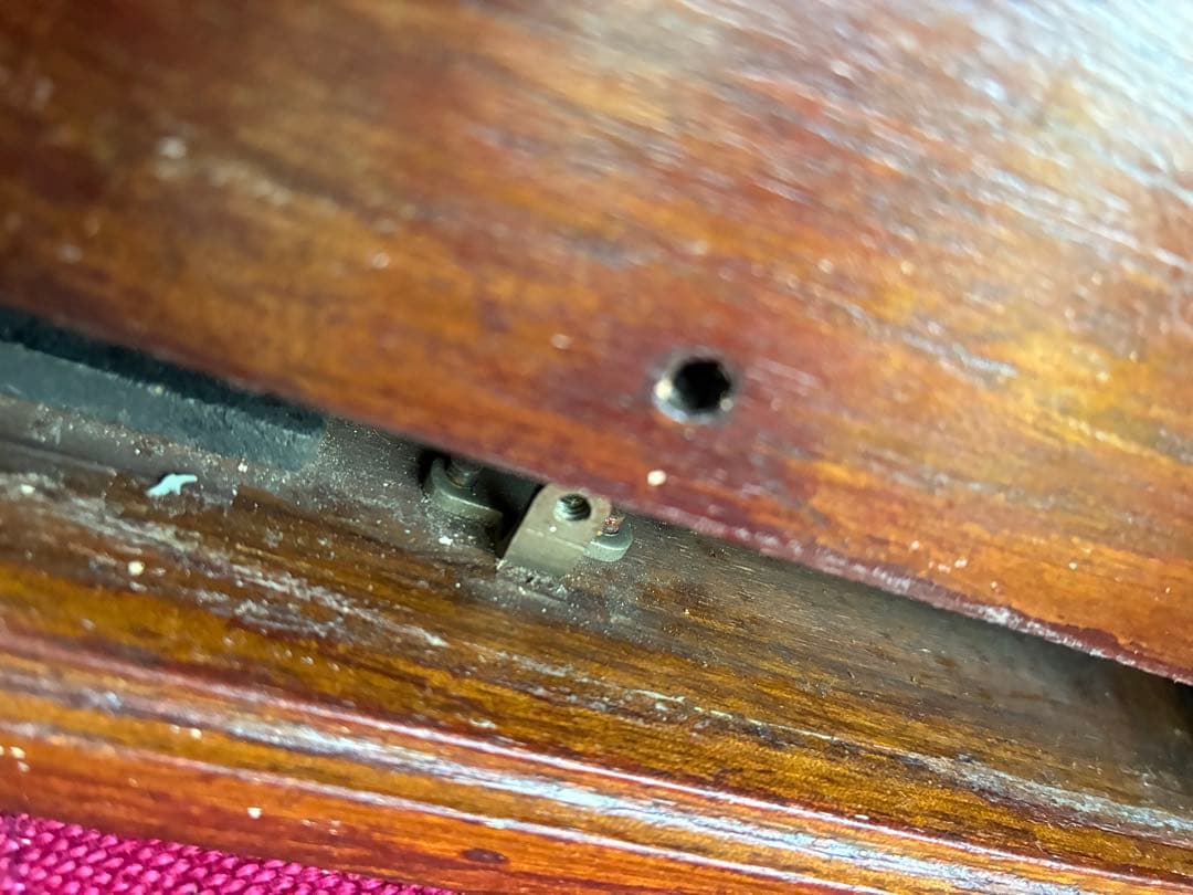 フランス　アンティーク　壁掛け式　電話機用　ベル　木製　呼び鈴　Bell 2個