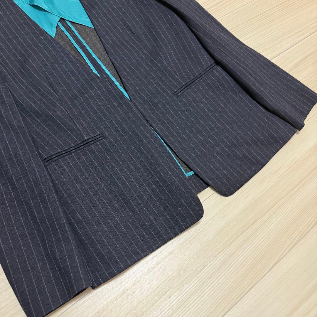 【美品✨】トゥモローランドコレクション　セットアップ ノーカラー パンツスーツ