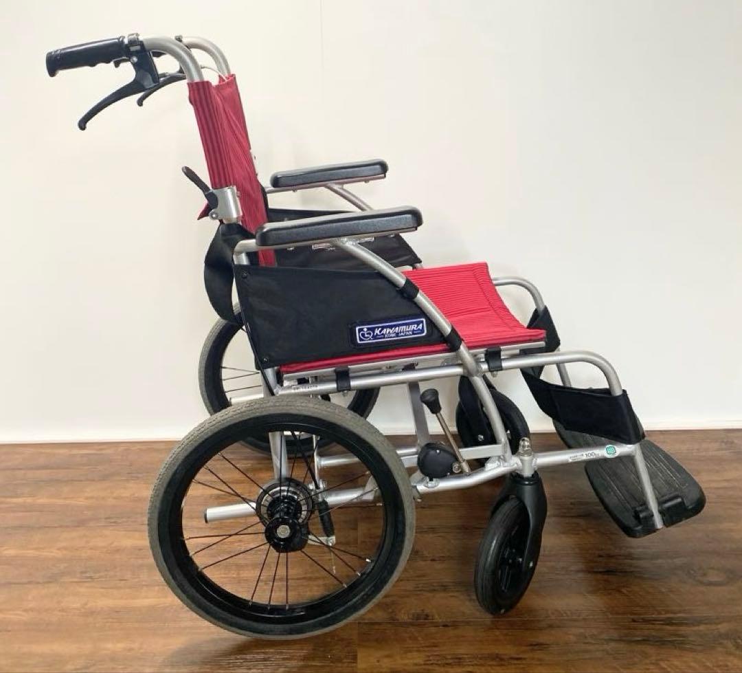 ◇アルミ介助用車椅子 BML16-40SB カワムラサイクル 軽量 コンパクト