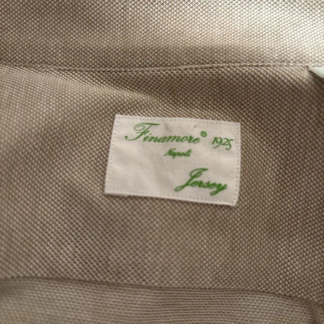 フィナモレ／ジャージーシャツ／グレージュ／S