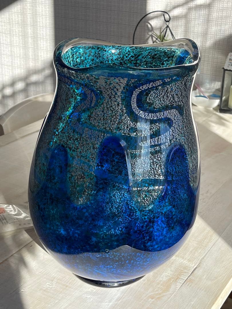 琉球ガラス　大城尚也作　美術品