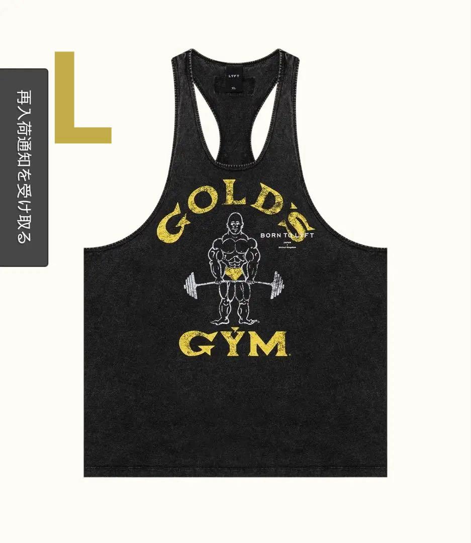 も*こ様 LÝFT × GOLD'S GYM VINTAGE LOGO TANK