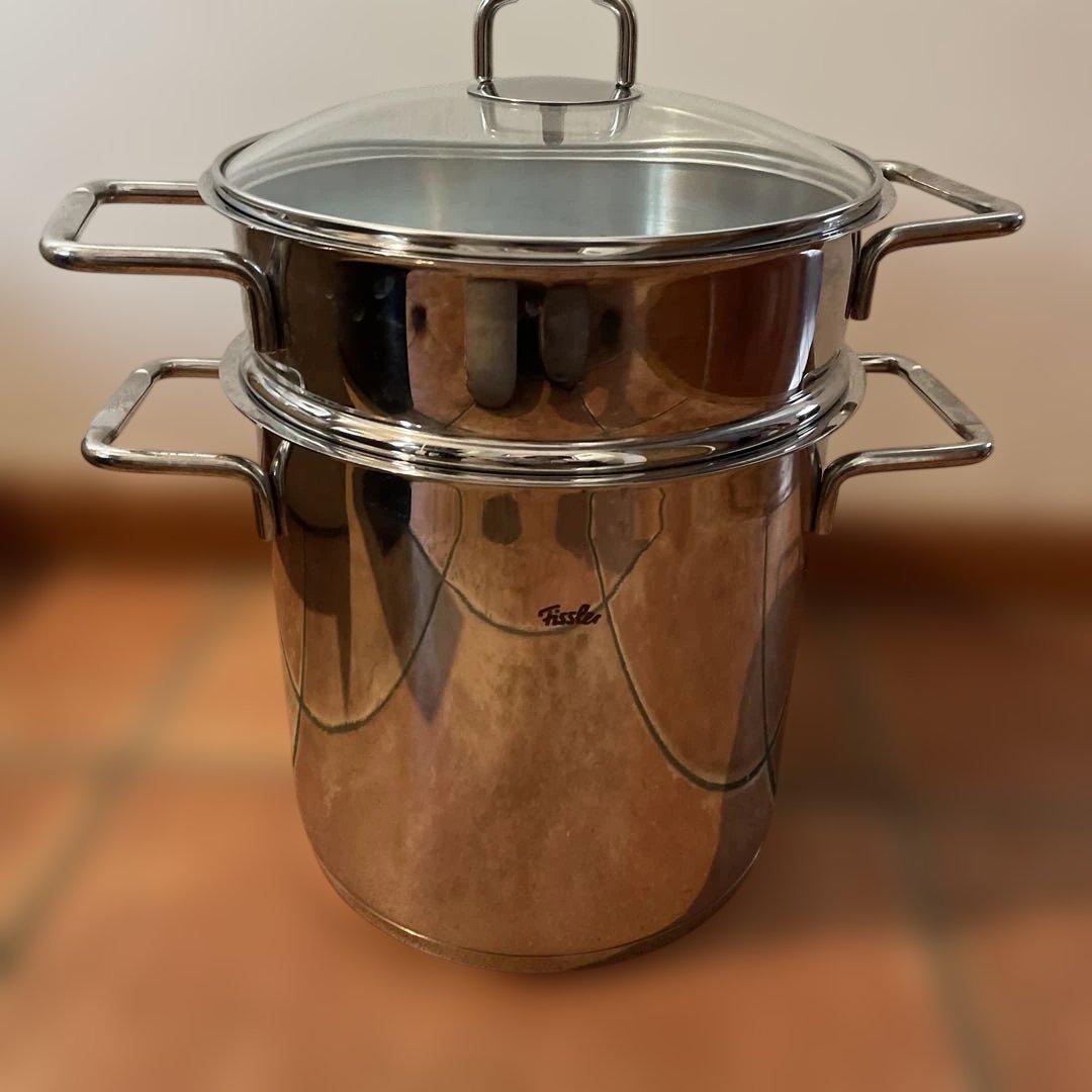 フィスラー　パスタ鍋　ガス火専用