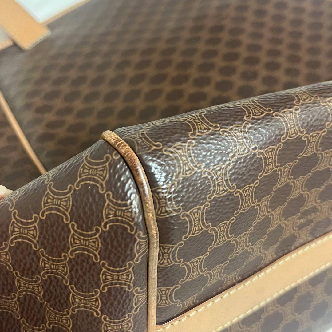 オールドセリーヌ　2WAY ビッグトート　マカダム　vintage