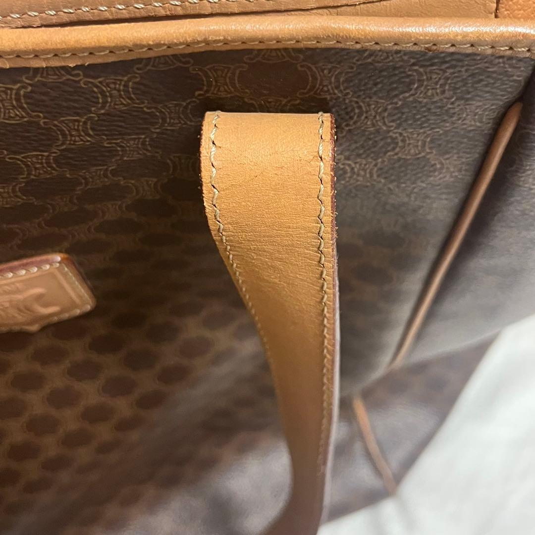 オールドセリーヌ　2WAY ビッグトート　マカダム　vintage