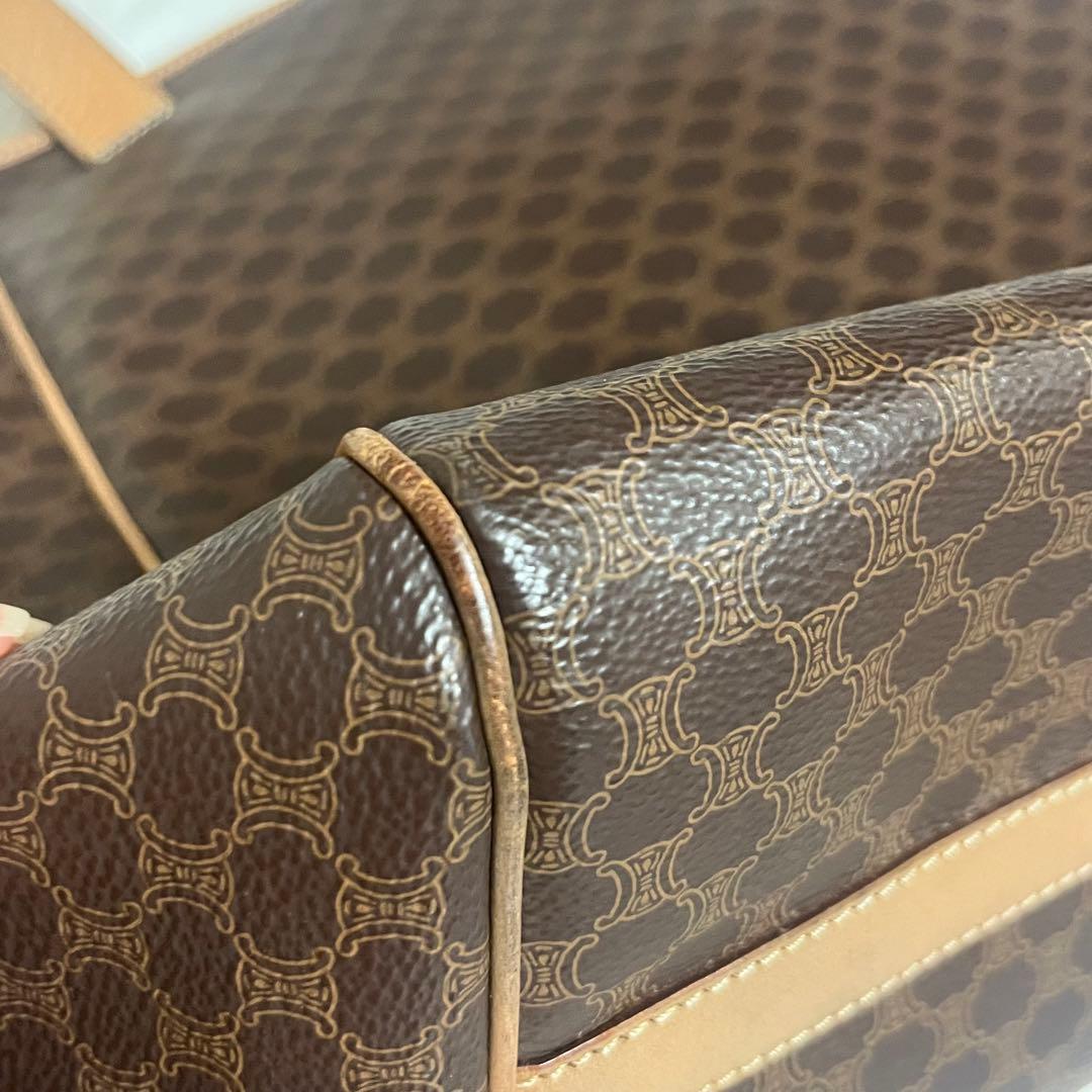 オールドセリーヌ　2WAY ビッグトート　マカダム　vintage