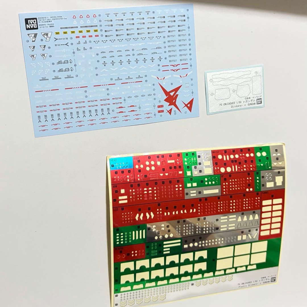 ム*ガ様 PGU 1/60 νガンダム　＋　LEDセット　完成品