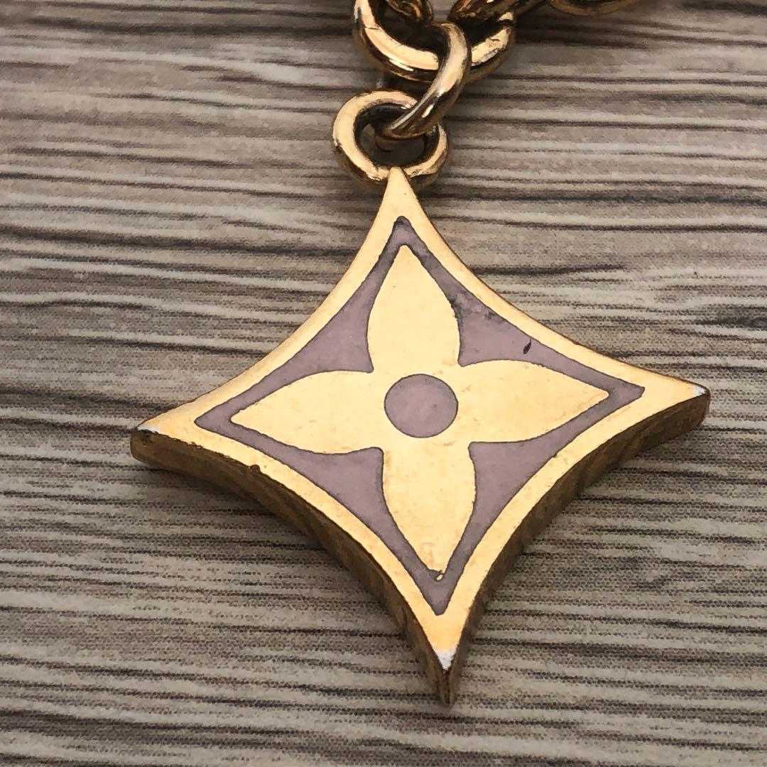 正規品 ヴィトン キーホルダー チャーム M68999 ゴールドカラー