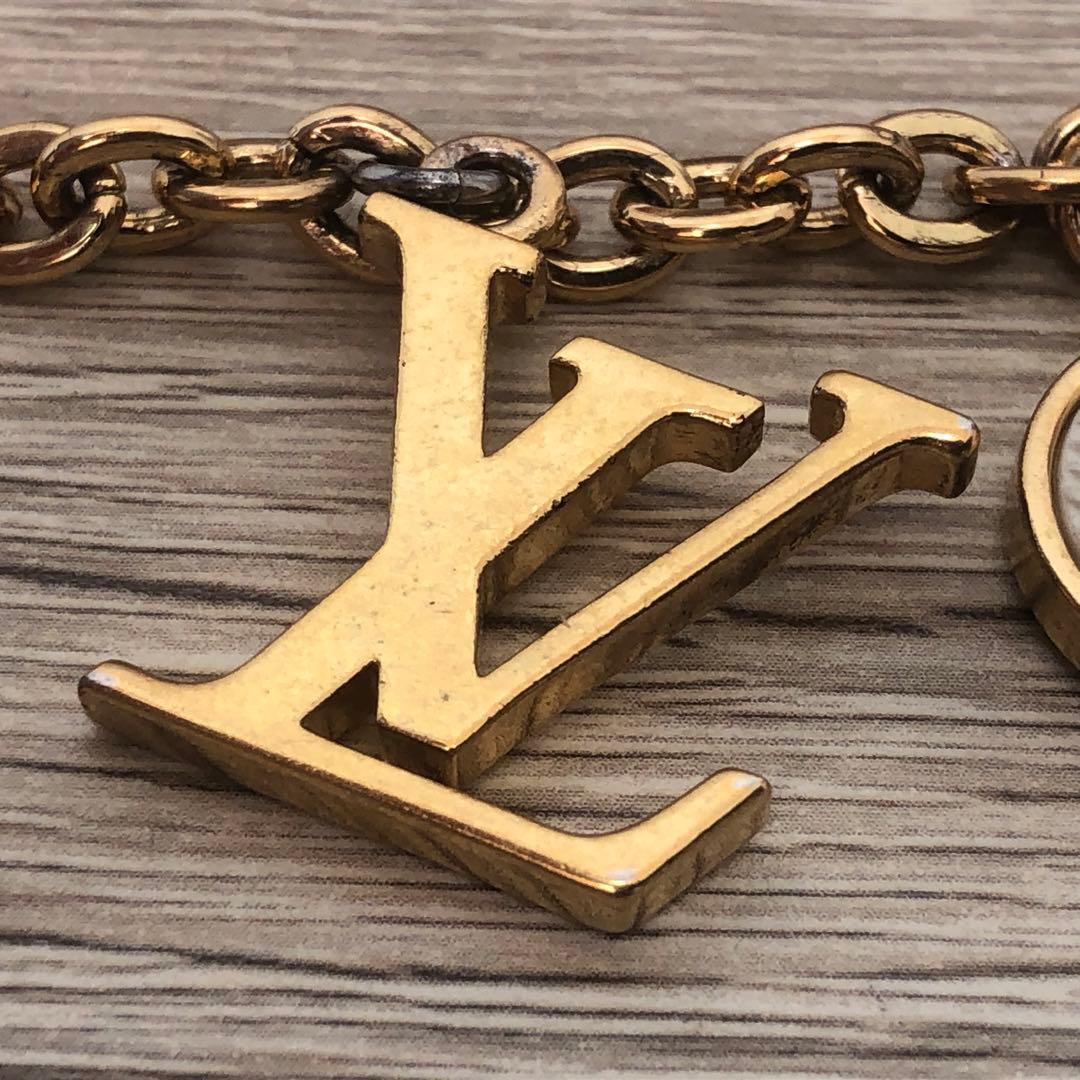 正規品 ヴィトン キーホルダー チャーム M68999 ゴールドカラー