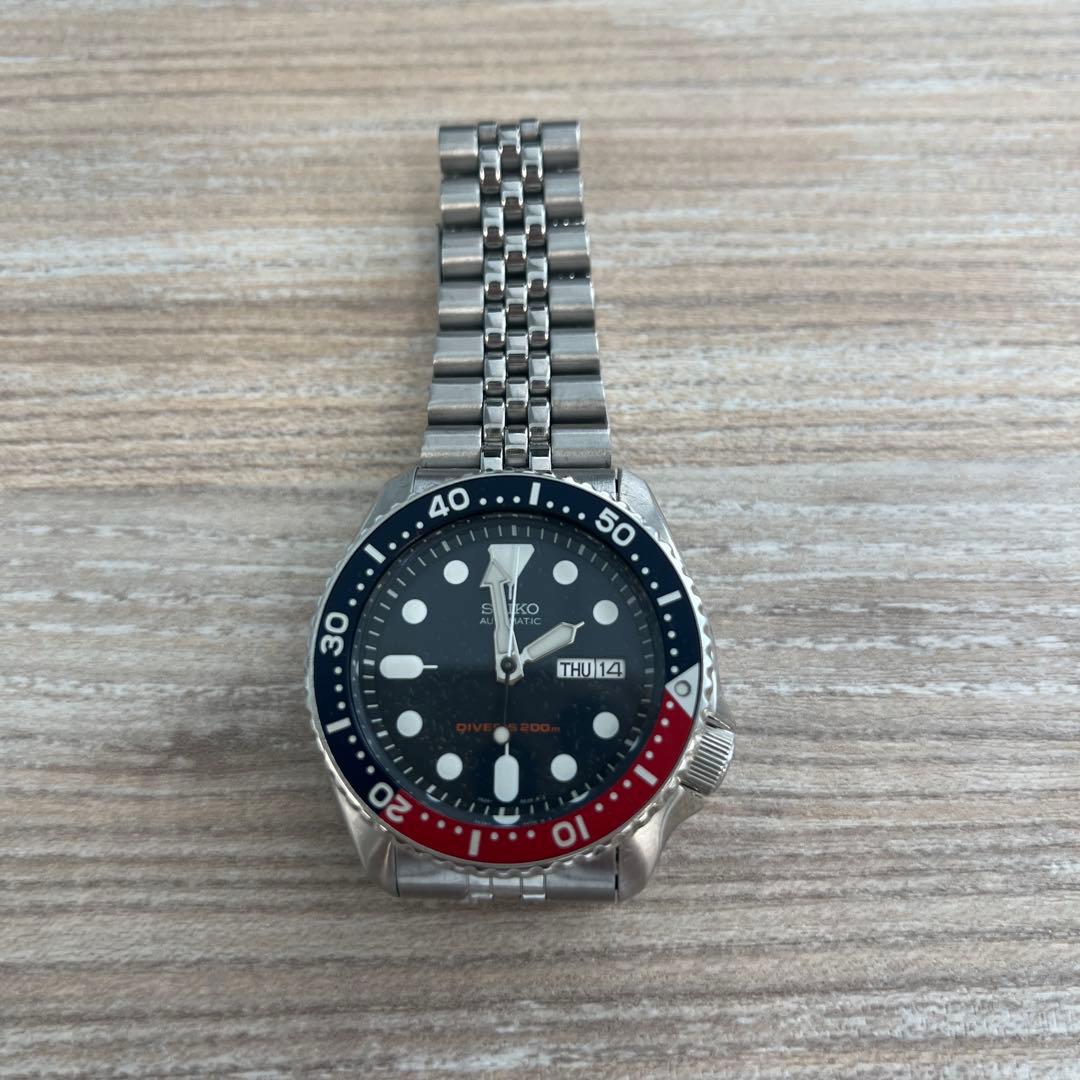 SEIKO 腕時計 逆輸入 海外モデル ネイビー SKX009KD